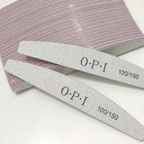 Пилка для ногтей OPI полукруг 100/150 упаковка (25 шт) N08765 фото