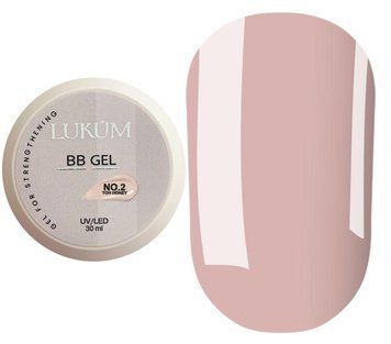 Lukum BB Gel Honey гель для зміцнення нігтів №02, 30 мл 15202 фото