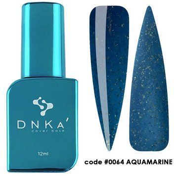 Камуфлирующая база для ногтей DNKa' Cover Base 064 Aquamarine, 12 мл DNKA0064 фото