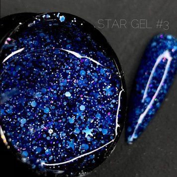 CROOZ Гель для дизайна Star gel №3, 5г N1774903 фото