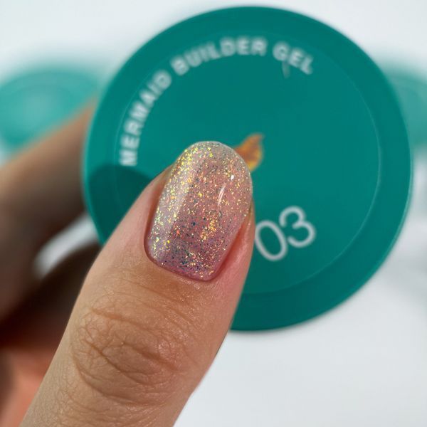 Гель для наращивания Siller Mermaid Builder Gel №03, 15 мл MB03 фото
