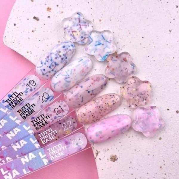 Камуфлирующая база для ногтей Luna Tutti Frutti Base №23 74399 фото