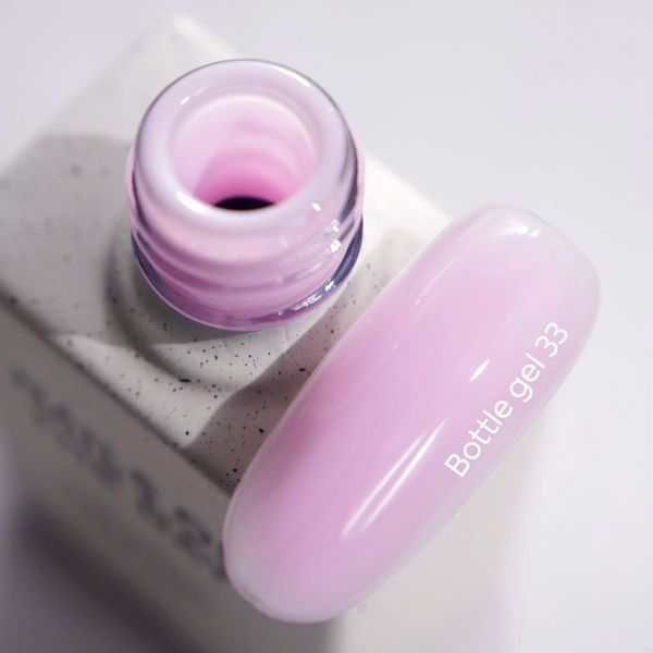 NAILSOFTHEDAY Bottle gel 33 &ndash; ніжно-рожевий надміцний гель для укріплення нігтів, 10 мл 48233239 фото