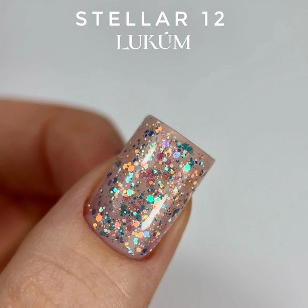 Гель-лак для ногтей Lukum Stellar №12, 10 мл 6726 фото