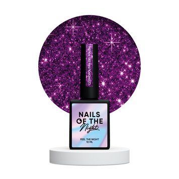 NAILSOFTHENIGHT Cosmopolitan &mdash; темно-рожевий світловідбивний гель-лак для нігтів, 10 мл 48233312 фото
