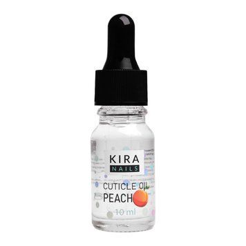 Kira Nails Cuticle Oil Peach - масло для кутикулы с пипеткой, персик, 10 мл N03982 фото