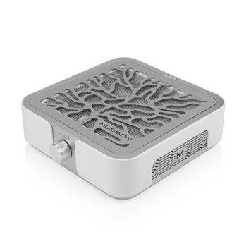 Вытяжка Musson X3 SILVER с угольным НЕРА-фильтром 72W для маникюра и педикюра, silver MSX3 фото