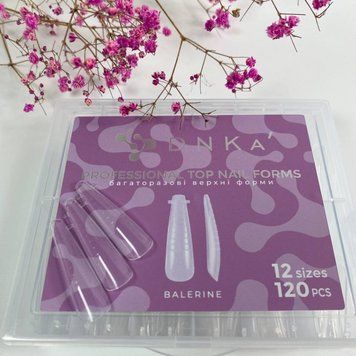 DNKa Верхние формы для наращивания Professional Top nail forms Balerine, 120 шт FDNKA фото