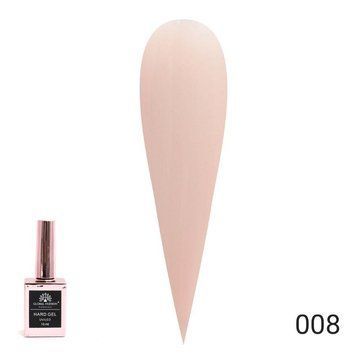 Твердый гель для ногтей Hard Gel GLOBAL FASHION №08, 15 мл 8230 фото