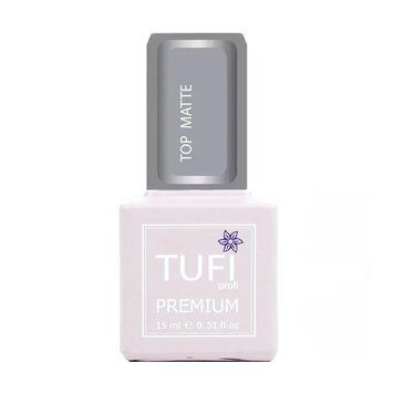 Топ для ногтей TUFI profi PREMIUM Matte Top матовый 15 мл 0202733 фото