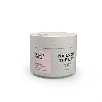 NAILSOFTHEDAY Builder Gel 05 &ndash; нюдовый гель для наращивания ногтей, 30 мл 692365 фото