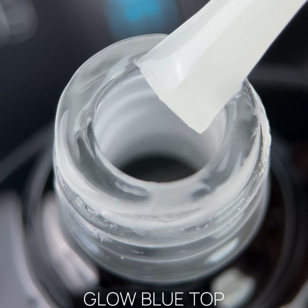 Топове покриття для нігтів Crooz Top Glow Blue, 8мл TGB01 фото