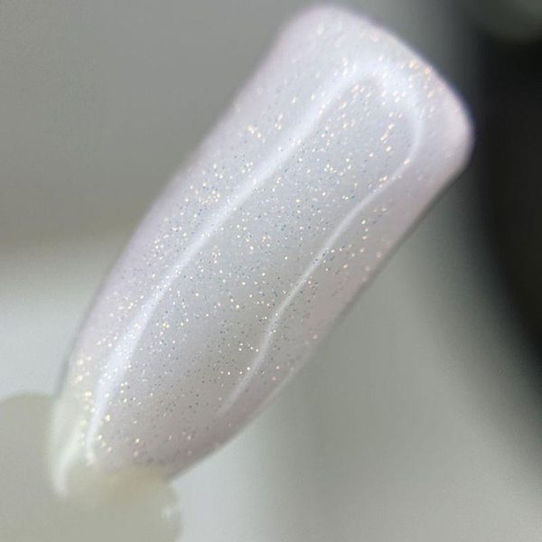 Камуфлююча база Lukum Glitter Rubber Base №01, 10 мл 01920 фото
