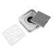 Витяжка Musson X3 SILVER з вугільним НЕРА-фільтром 72W для манікюру та педикюру, silver MSX3 фото 3