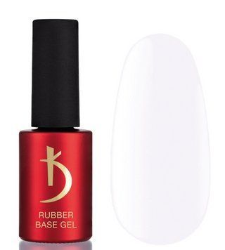 Ультрабелая каучуковая база Kodi Rubber Base Gel ULTRA WHITE, 7 мл 20120870 фото