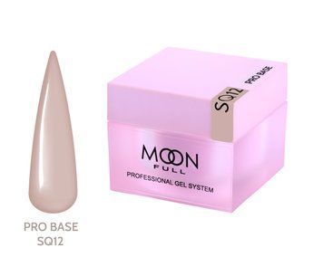 База для ногтей без HEMA та ТРО Moon Full Nude Pro Base №SQ12, 30 мл NSQ12 фото