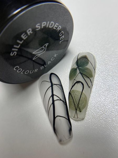 Гель-паутинка Siller Spider Gel (черный), 5мл SP04 фото