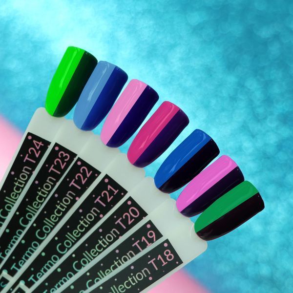 Гель-лак Kira Nails Termo T16 (малиновая фуксия, при нагревании яркий фиолетовый), 6 мл N02084 фото