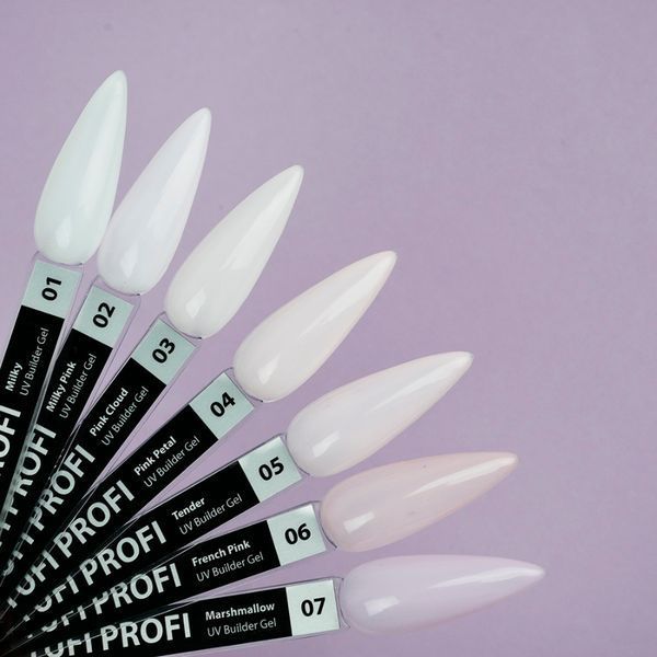 UV гель для наращивания TUFI profi PREMIUM Builder Gel 06 French Pink 15 г 226582 фото