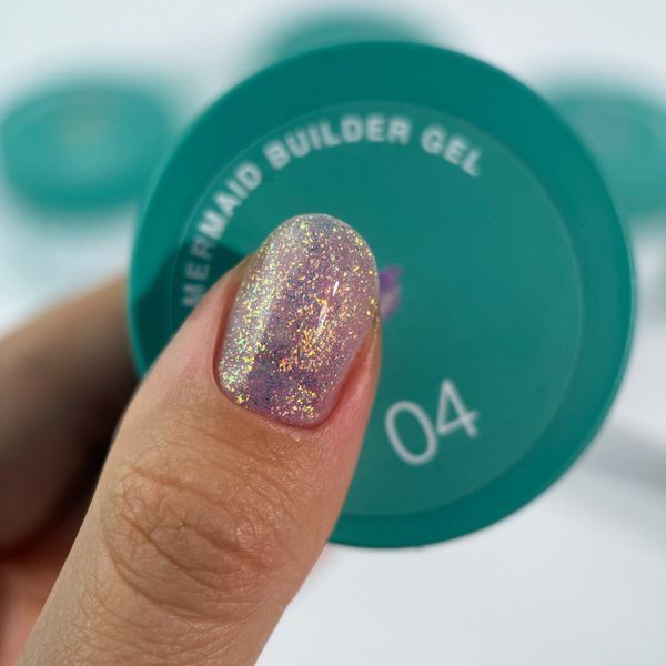 Гель для наращивания Siller Mermaid Builder Gel №04, 15 мл MB04 фото