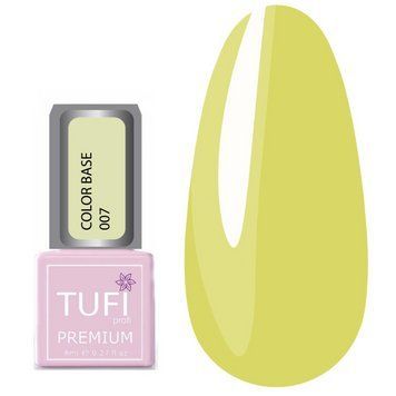 Цветная база TUFI profi PREMIUM Color Base 007 желтый, 8 мл 103705 фото