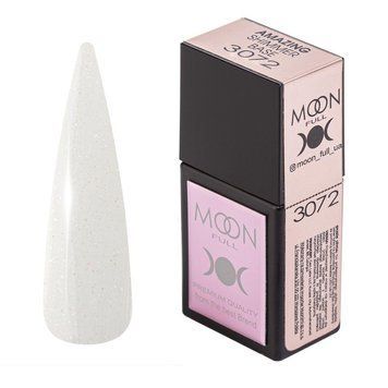 База с шиммером для ногтей Moon Full Amazing Shimmer base 3072, 12 мл 3072 фото