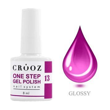 Однофазный гель лак Crooz One Step 13, 8 мл SO13 фото