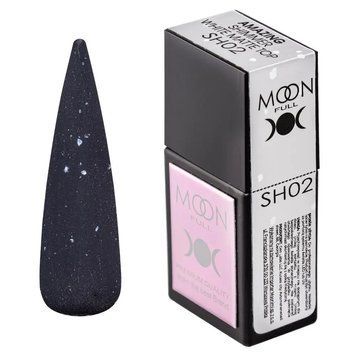 Топ для ногтей с шиммером матовый Moon Amazing Shimmer top SH02, 12 мл N876966 фото