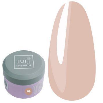 UV гель для наращивания TUFI profi PREMIUM Builder Gel 09 Peach 15 г 226585 фото