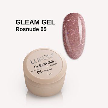 Гель для ногтей Liquid Gleam Gel 05 Rosnude , 15 мл 19895 фото