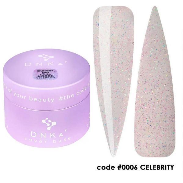 Гель для наращивания ногтей DNKa' Builder Gel #0006 Celebrity, 30 мл BGD0006 фото