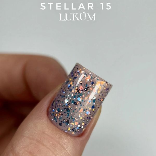 Гель-лак для ногтей Lukum Stellar №15, 10 мл 6757 фото