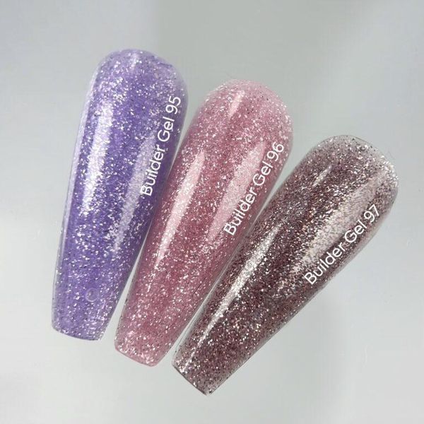 NAILSOFTHEDAY Builder gel 97 - коричневый светоотражающий гель для наращивания., 15мл 4823697 фото