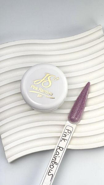Гель для нарощування нігтів JS Pink Rainbow Reflective, 50 г N0067553 фото