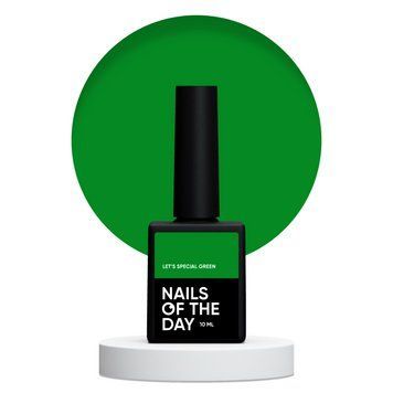Уценка! NAILSOFTHEDAY Let&rsquo;s special green &ndash; особый зеленый гель лак, перекрывающийся в один слой, 10 мл W48204147 фото