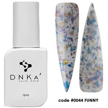 Камуфлююча база для нігтів DNKa&rsquo; Cover Base 044 Funny, 12 мл DNKA0044 фото