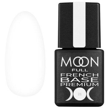 База для ногтей MOON FULL Baza French Premium №21 молочно-белый, 8 мл N043901 фото
