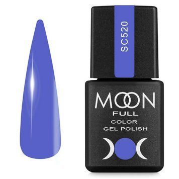 Гель-лак MOON FULL color Gel polish SC 520 світло-фіолетовий, 8 мл N545520 фото