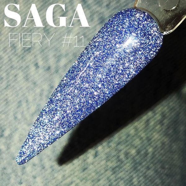 Гель-лак Феерия от Saga Fiery 11 (светоотражающий гель-лак), 9 мл N03454 фото