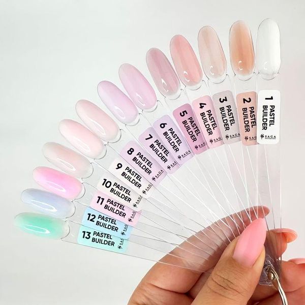 Гель для нарощування SAGA professional Builder Pastel Color 04, 15 мл SPC04 фото