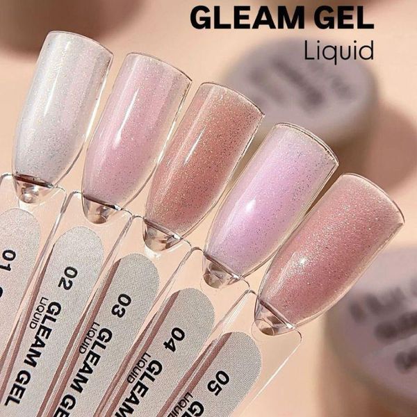 Гель для нігтів Liquid Gleam Gel 04 Lila , 15 мл 19888 фото