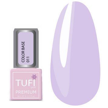 Цветная база TUFI profi PREMIUM Color Base 011 полупрозрачная чайная роза, 8 мл 103711 фото