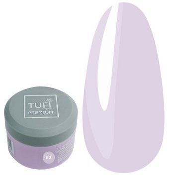 UV гель для наращивания TUFI profi PREMIUM Builder Gel 02 Milky Pink 15 г 226509 фото