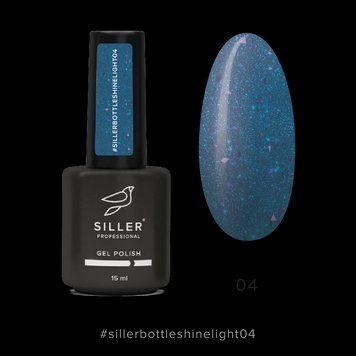 Гель для ногтей Siller bottle shine light Gel 04, 15 мл 44522563 фото
