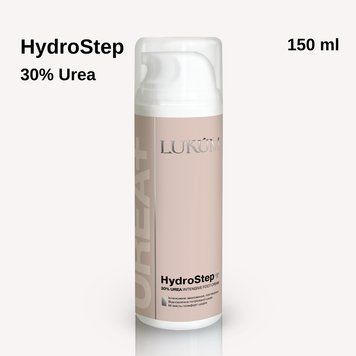 Крем для ног с мочевиной Lukum Hydro Step Hand Cream 30% urea, 150 мл 09513 фото