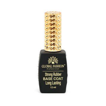 Каучуковая база для ногтей GLOBAL FASHION Strong Long Lasting Base Coat, 12 мл 2071 фото