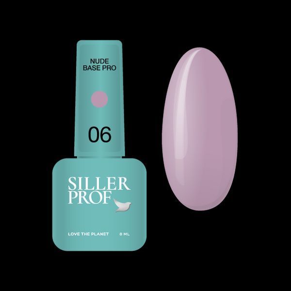 Нюдовая база для ногтей Siller Nude Base Pro №6, 8мл N02940 фото