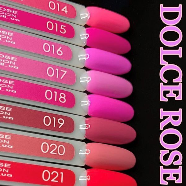 Гель-лак Baby Moon Full Dolce Rose №014 ярко-розовый, 6мл. 7775 фото