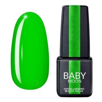 Гель-лак Baby Moon Full Perfect Neon №009 ярко-салатовый, 6мл. 7826 фото