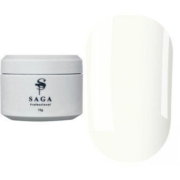 Гель для наращивания SAGA Builder Gel Veil, Milk №7 (молочно-белый) N01943 фото